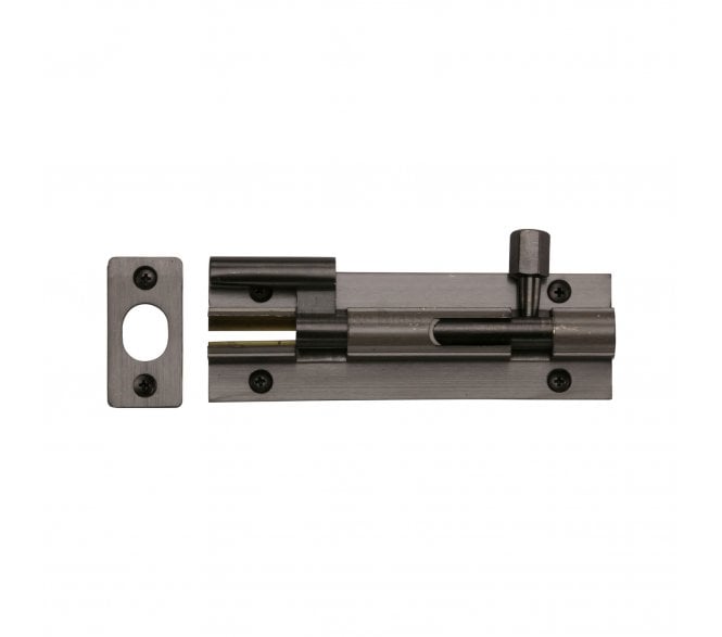 Heritage Brass C1592 Cranked Barrel Bolt 100mm - Matt Bronze