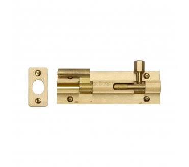 Heritage Brass C1592 Cranked Barrel Bolt 100mm - Satin Brass