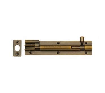 Heritage Brass C1592 Cranked Barrel Bolt 150mm - Antique Brass