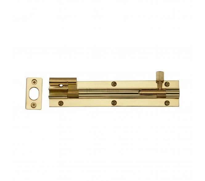 Heritage Brass C1592 Cranked Barrel Bolt 150mm - Polished Brass