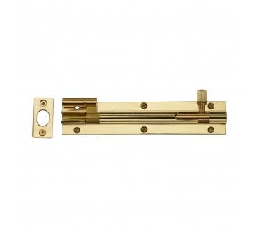 Heritage Brass C1592 Cranked Barrel Bolt 150mm - Polished Brass