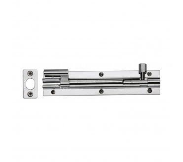Heritage Brass C1592 Cranked Barrel Bolt 150mm - Polished Chrome