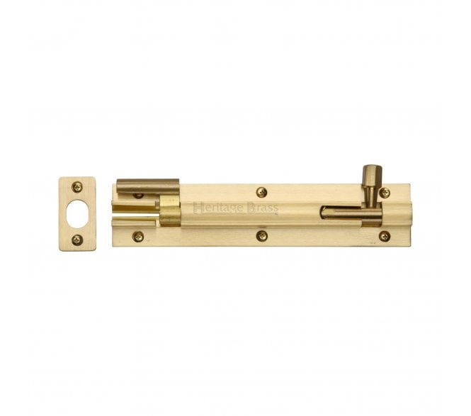 Heritage Brass C1592 Cranked Barrel Bolt 150mm - Satin Brass