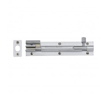 Heritage Brass C1592 Cranked Barrel Bolt 150mm - Satin Chrome