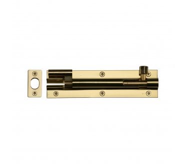 Heritage Brass C1594 Cranked Barrel Bolt Heavy Duty 150mm - Polished Brass