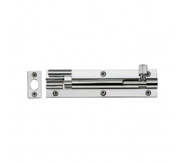 Heritage Brass C1594 Cranked Barrel Bolt Heavy Duty 150mm - Polished Chrome