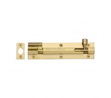 Heritage Brass C1594 Cranked Barrel Bolt Heavy Duty 150mm - Satin Brass