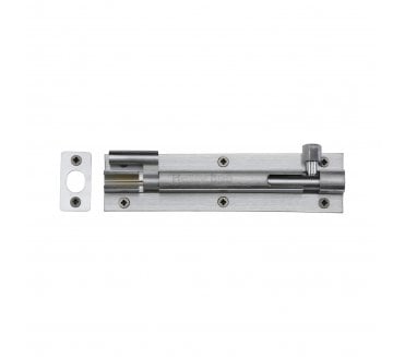 Heritage Brass C1594 Cranked Barrel Bolt Heavy Duty 150mm - Satin Chrome