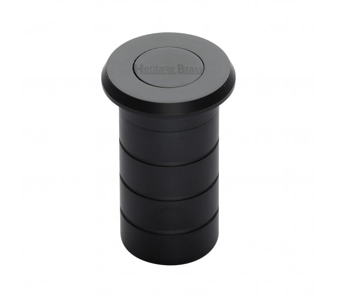 Heritage Brass C1625 Dust Proof Sprung Floor Bolt Socket - 19x40mm - Matt Black