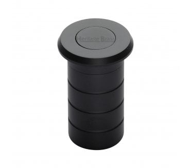 Heritage Brass C1625 Dust Proof Sprung Floor Bolt Socket - 19x40mm - Matt Black