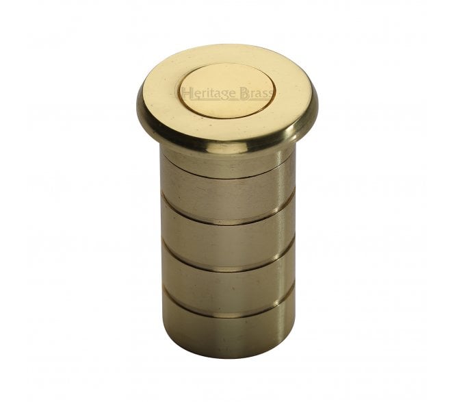 Heritage Brass C1625 Dust Proof Sprung Floor Bolt Socket - 19x40mm - Polished Brass