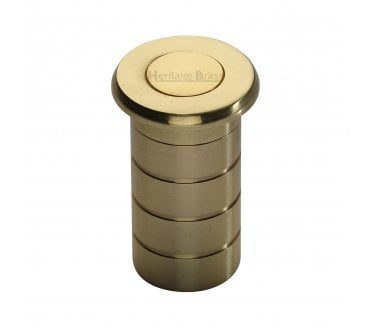 Heritage Brass C1625 Dust Proof Sprung Floor Bolt Socket - 19x40mm - Polished Brass