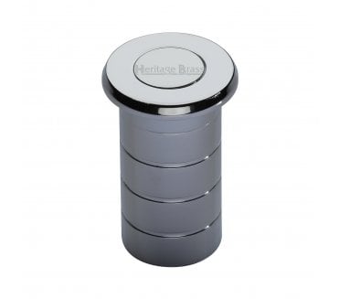 Heritage Brass C1625 Dust Proof Sprung Floor Bolt Socket - 19x40mm - Polished Chrome