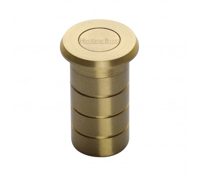 Heritage Brass C1625 Dust Proof Sprung Floor Bolt Socket - 19x40mm - Satin Brass