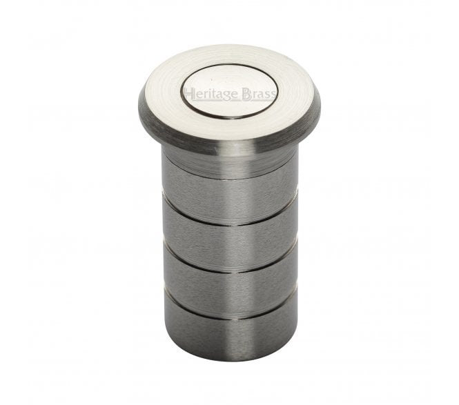 Heritage Brass C1625 Dust Proof Sprung Floor Bolt Socket - 19x40mm - Satin Nickel
