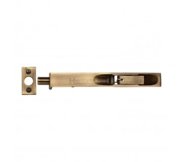 Heritage Brass C1680 Lever Action Flush Bolts - Antique Brass