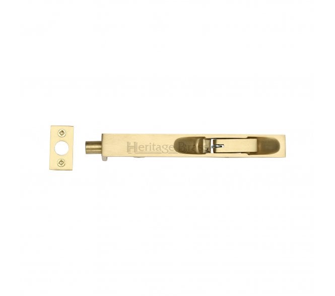 Heritage Brass C1680 Lever Action Flush Bolts - Satin Brass