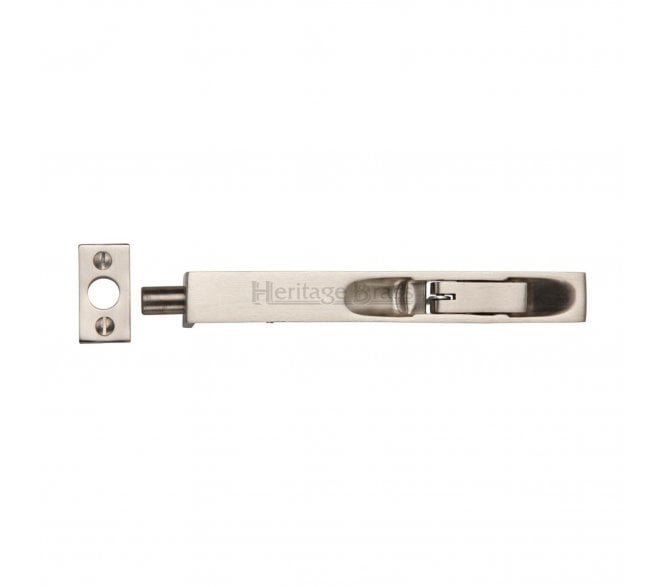 Heritage Brass C1680 Lever Action Flush Bolts - Satin Nickel