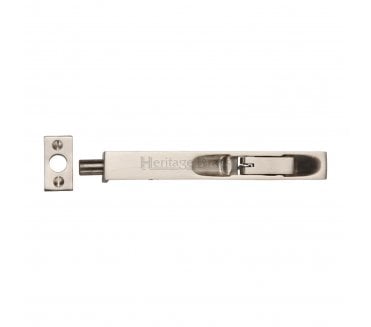 Heritage Brass C1680 Lever Action Flush Bolts - Satin Nickel