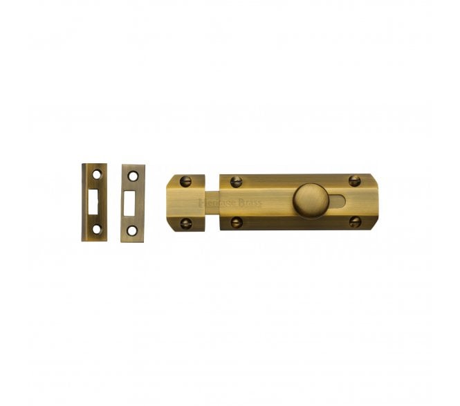 Heritage Brass C1685 Flat Surface Bolt - Antique Brass