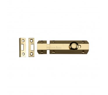 Heritage Brass C1685 Flat Surface Bolts - Polished Brass
