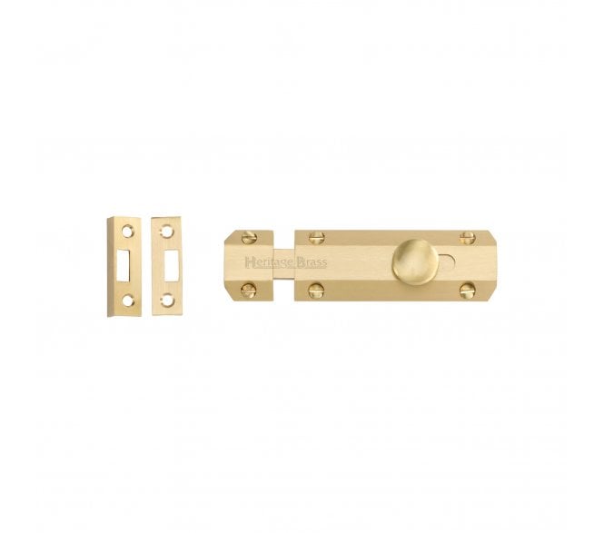 Heritage Brass C1685 Flat Surface Bolts - Satin Brass