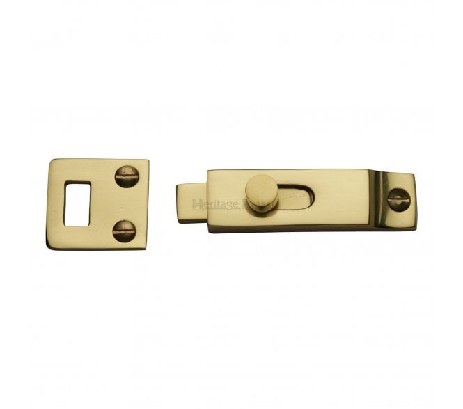 Heritage Brass C1686 Sliding Bolt - Polished Brass