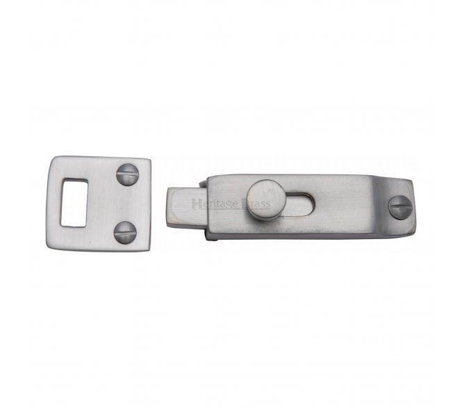 Heritage Brass C1686 Sliding Bolt - Satin Chrome