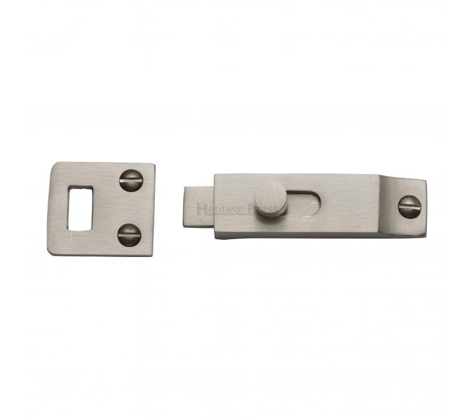 Heritage Brass C1686 Sliding Bolt - Satin Nickel
