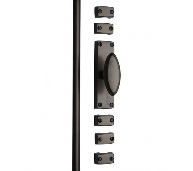 Heritage Brass C1688 Espagnolette Bolt 2.5m - Matt Bronze