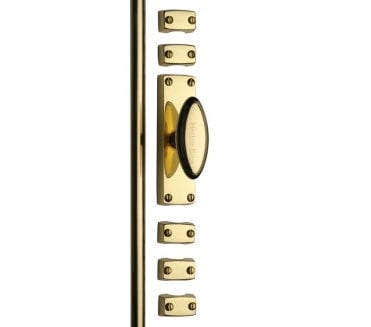 Heritage Brass C1688 Espagnolette Bolt 2.5m - Polished Brass