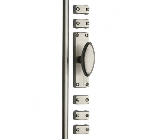 Heritage Brass C1688 Espagnolette Bolt 2.5m - Satin Nickel