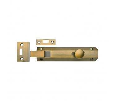 Heritage Brass C1694 Cranked Surface Door Bolt - Antique Brass