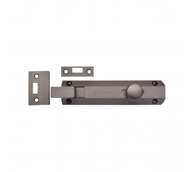 Heritage Brass C1694 Cranked Surface Door Bolt - Matt Bronze