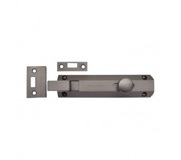 Heritage Brass C1694 Cranked Surface Door Bolt - Matt Bronze