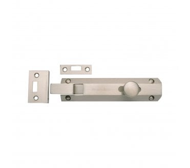 Heritage Brass C1694 Cranked Surface Door Bolt - Satin Nickel