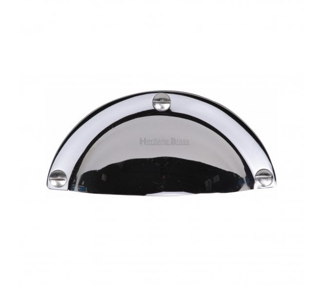 Heritage Brass C1700 Drawer Cup Pull - Polished Chrome