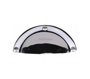 Heritage Brass C1700 Drawer Cup Pull - Polished Chrome