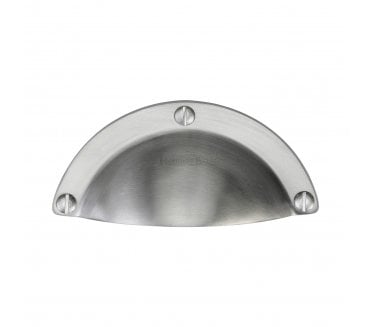 Heritage Brass C1700 Drawer Cup Pull - Satin Chrome