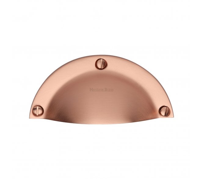 Heritage Brass C1700 Drawer Cup Pull - Satin Rose Gold