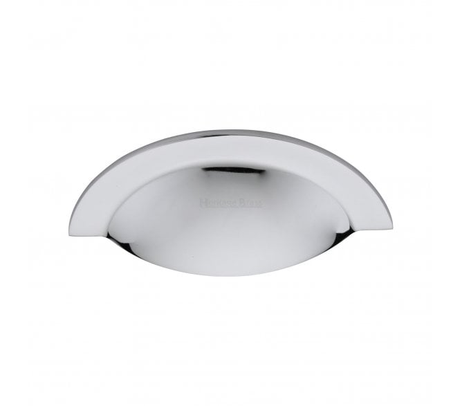 Heritage Brass C1730 Chester Drawer Cup Pull - Polished Chrome