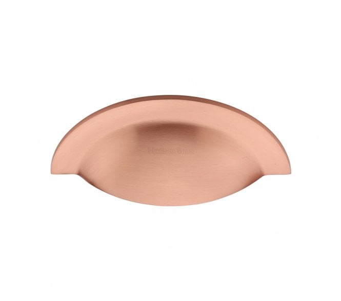 Heritage Brass C1730 Chester Drawer Cup Pull - Satin Rose Gold