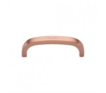 Heritage Brass C1800 D-Shaped Cabinet Pull Handles - Satin Rose Gold