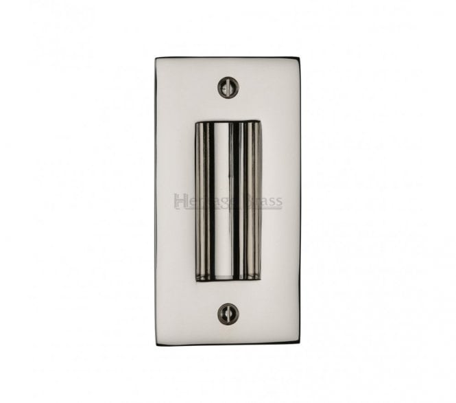 Heritage Brass C1820 Sliding Door Flush Pull 100x51mm - Satin Chrome