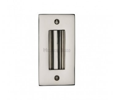 Heritage Brass C1820 Sliding Door Flush Pull 100x51mm - Satin Chrome