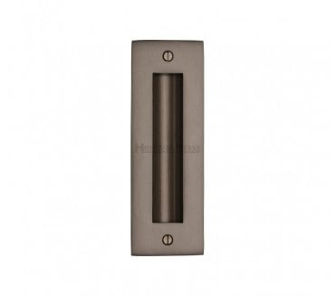 Heritage Brass C1820 Sliding Door Flush Pull 152x51mm - Matt Bronze