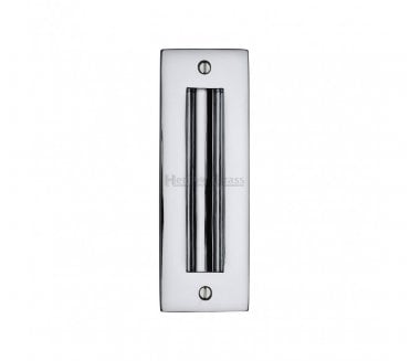 Heritage Brass C1820 Sliding Door Flush Pull 152x51mm - Polished Chrome