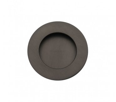Heritage Brass C1835 Round Flush Pull 63mm - Matt Bronze