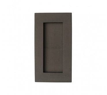 Heritage Brass C1855 Rectangular Flush Pull 105x58mm - Matt Bronze