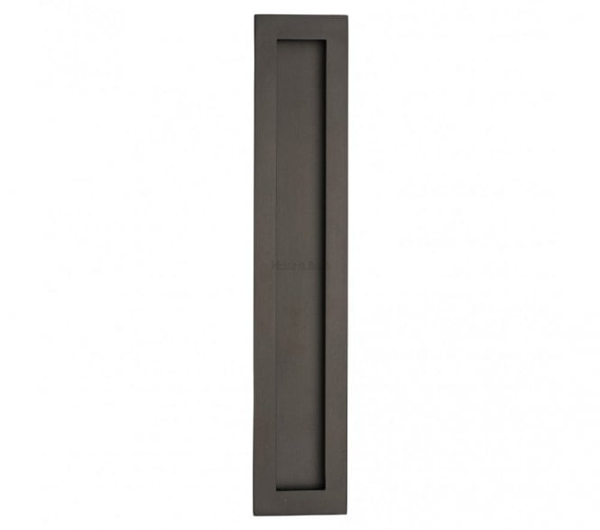 Heritage Brass C1855 Rectangular Flush Pull 300x58mm - Matt Bronze